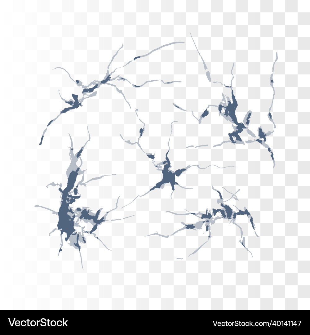 Texture element cracks 5 template for design Texture element cracks 5 template for design vector image