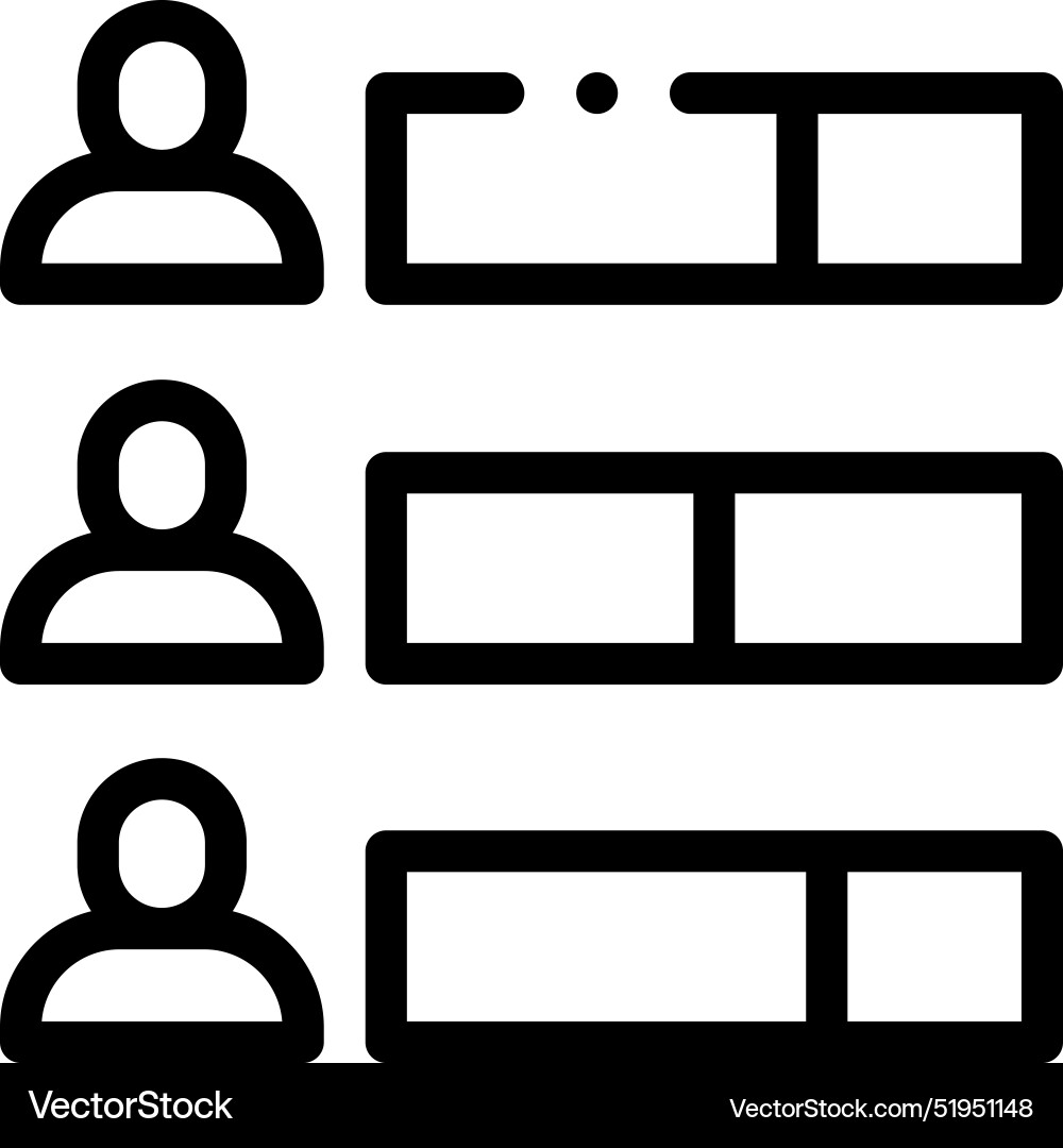 Chart icon thin linear style design isolated Chart icon thin linear style design isolated vector image