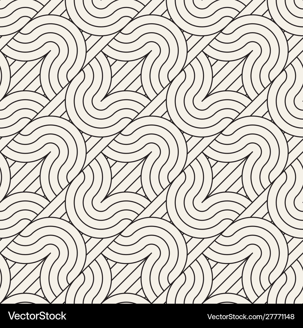 Interlaced Diagonal Line Pattern Vector Image