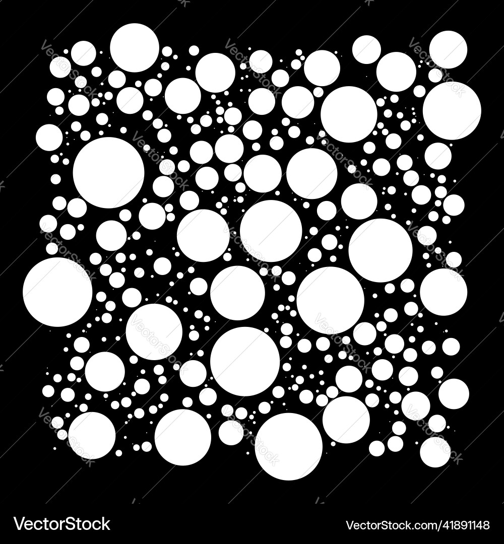 Random circles pattern texture vector image