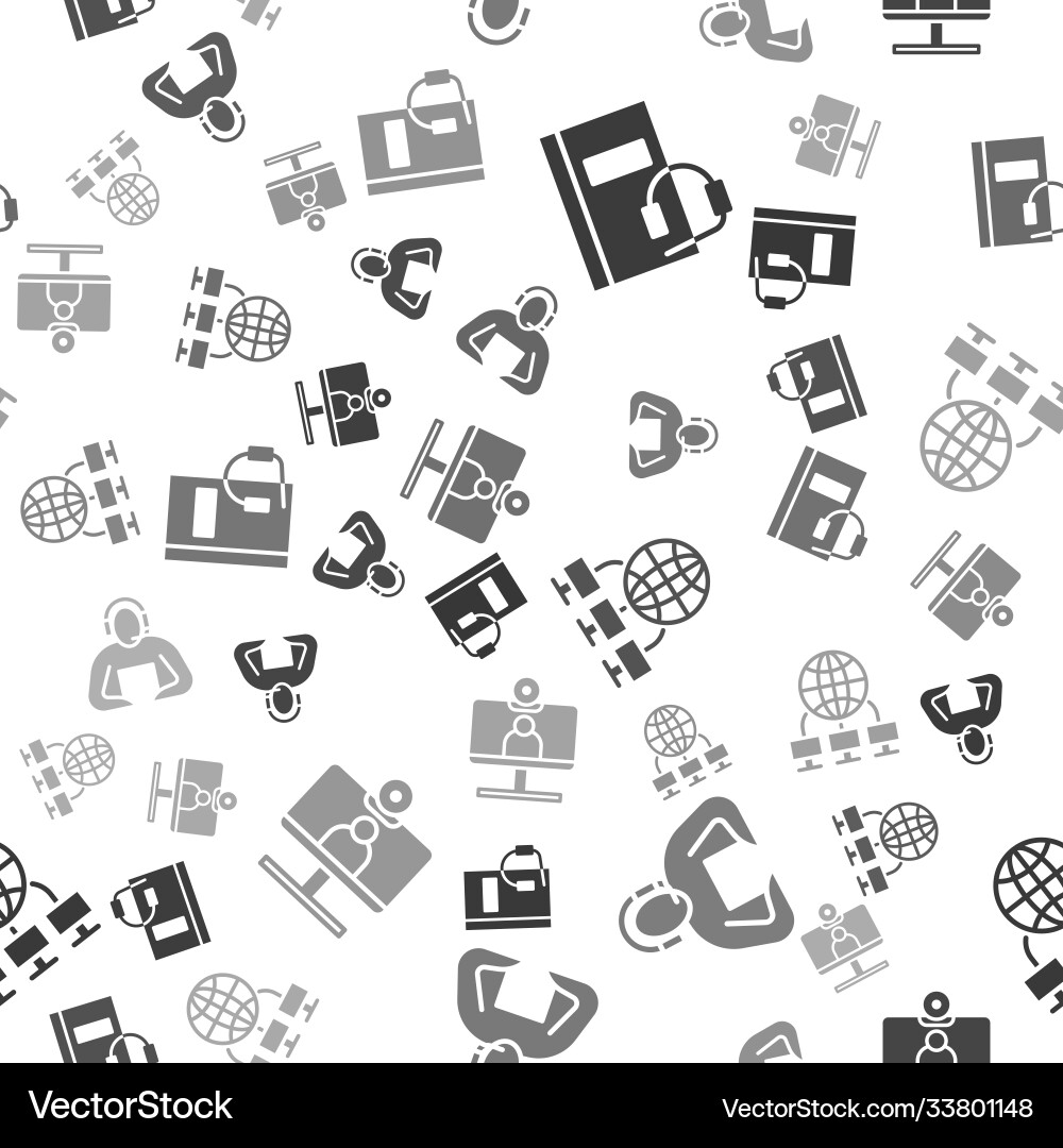 Set audio book student computer network Set audio book student computer network vector image