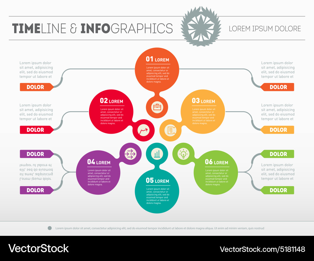 Web template of a pyramidal chart diagram vector image