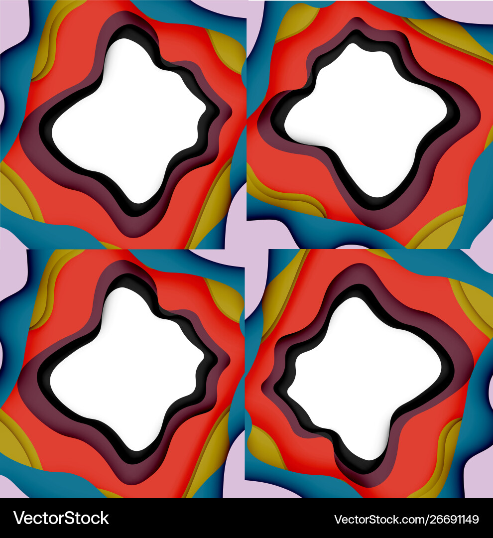 Abstract cut out waves for web design Abstract cut out waves for web design vector image