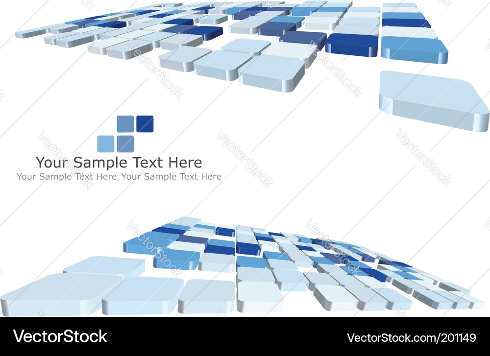 Checked background vector image