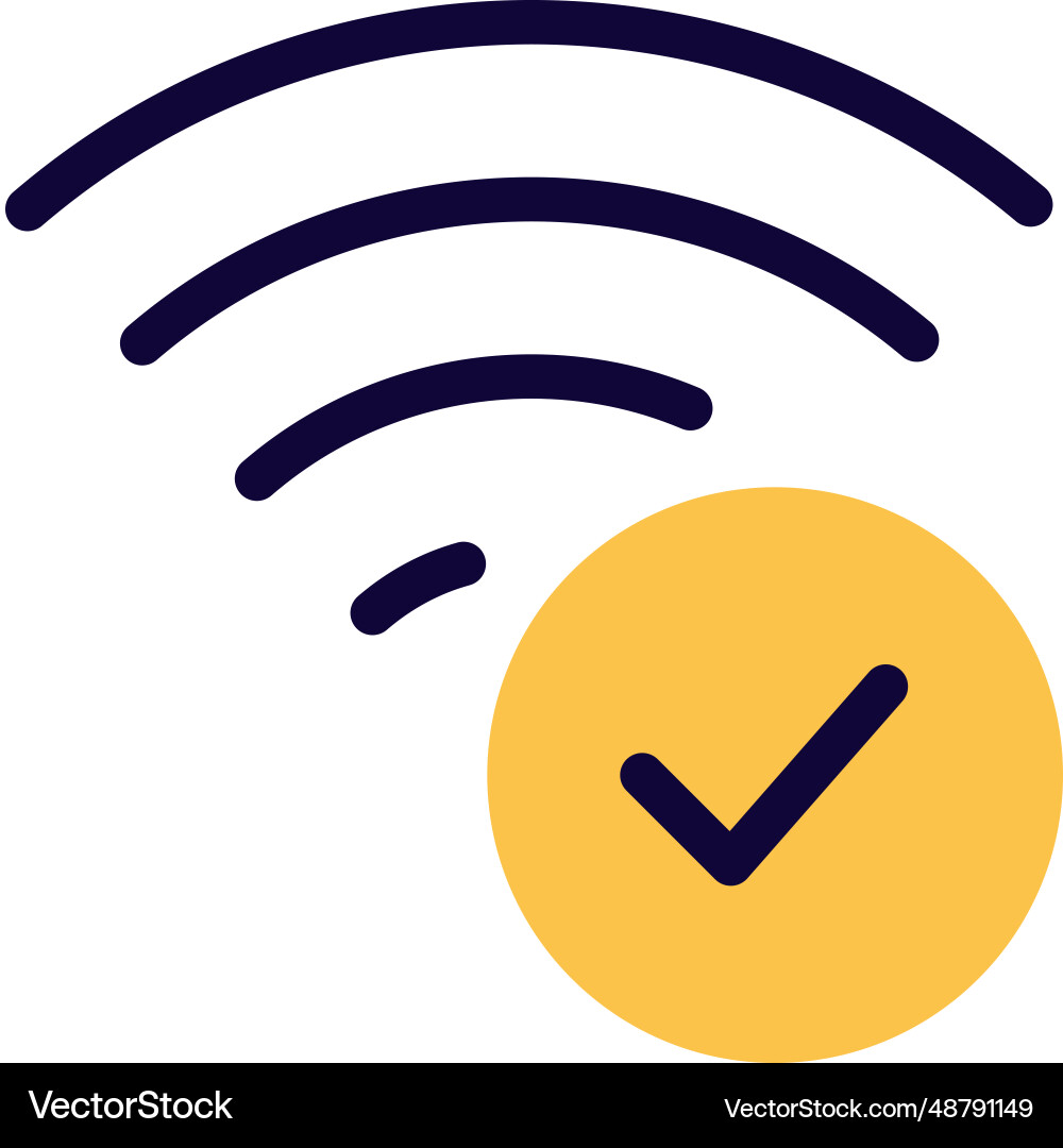 Checking the speed of wireless network vector image