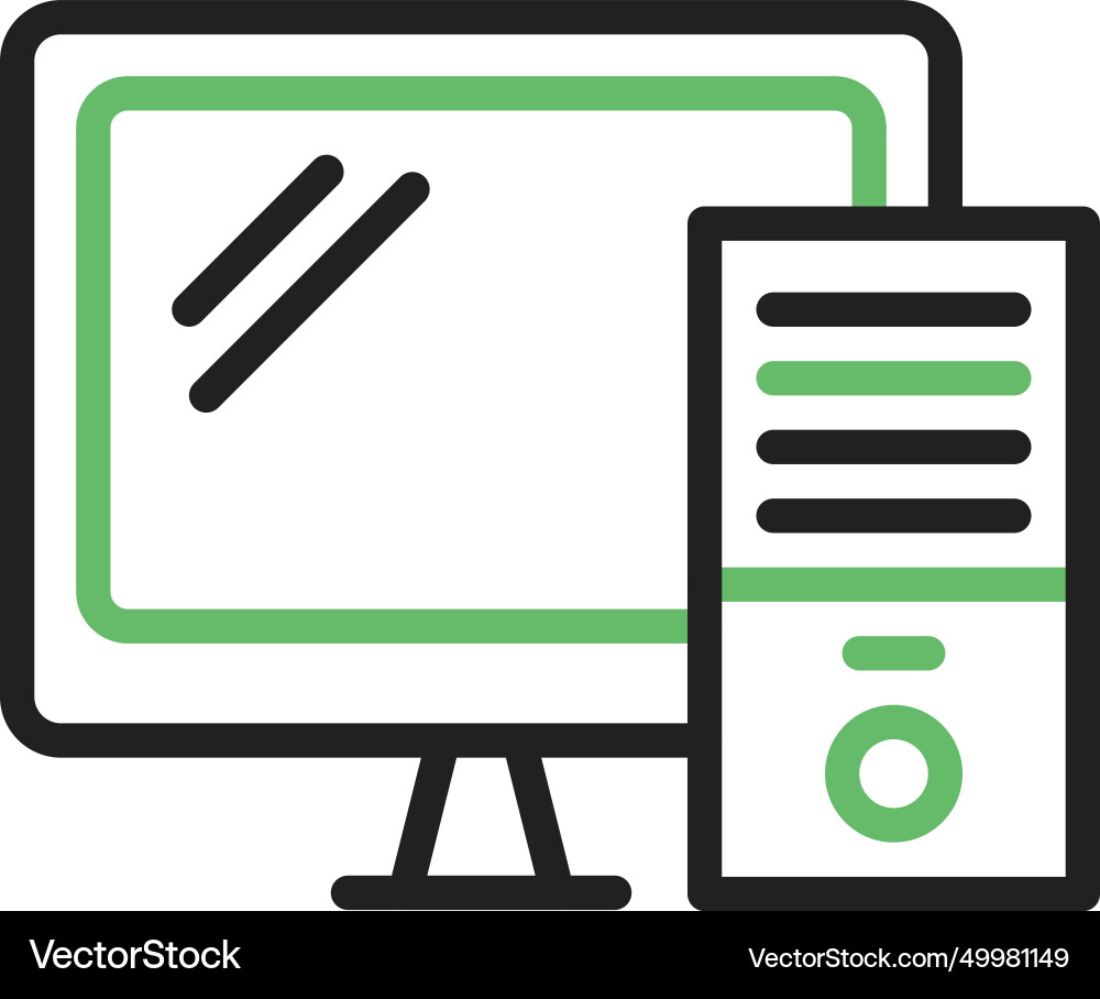 Computer icon image Vector Image