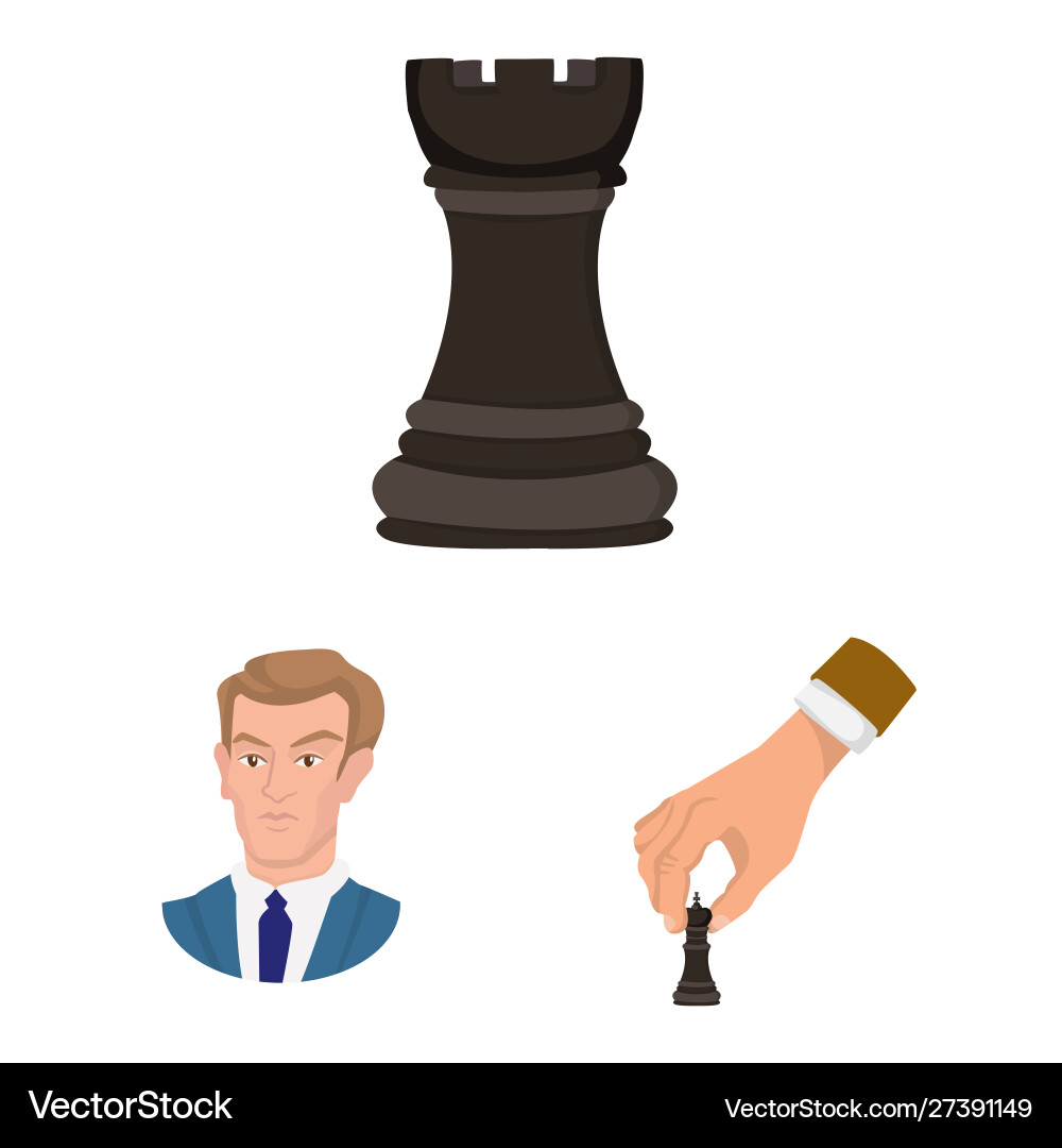 Isolated object chess and game icon collection Isolated object chess and game icon collection vector image