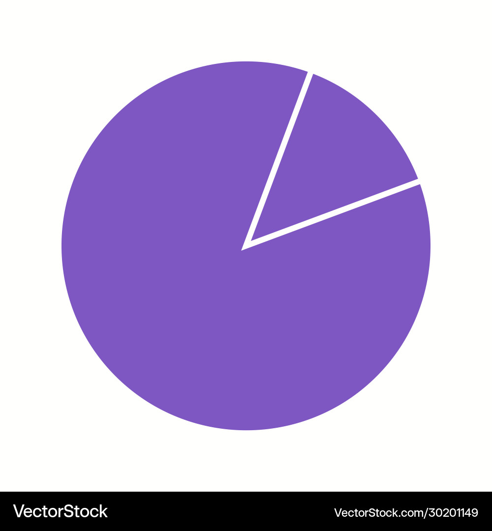 Unique data usage glyph icon Vector Image