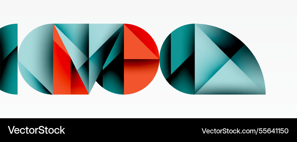 Abstract geometric pattern with intersecting Abstract geometric pattern with intersecting vector image