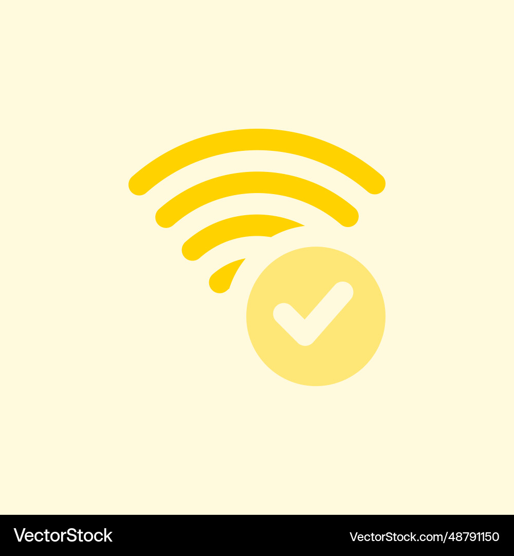 Checking the speed of wireless network vector image