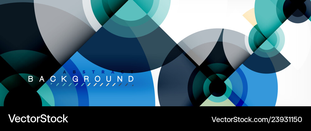 Circle abstract background with triangular shapes Circle abstract background with triangular shapes Vector Image