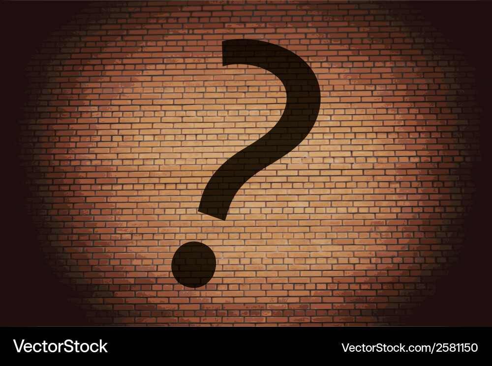 Question mark flat modern web button and space vector image