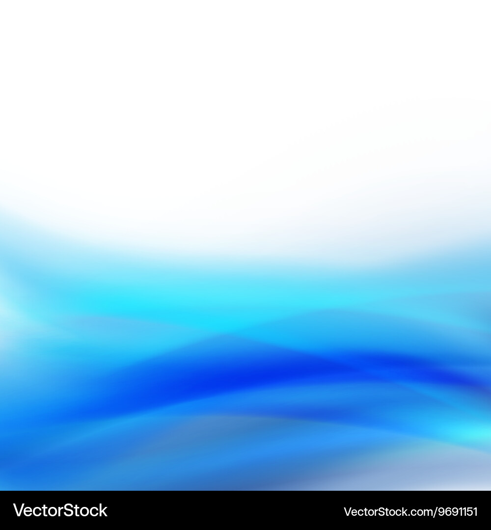 Abstract curve blue flow background and space vector image