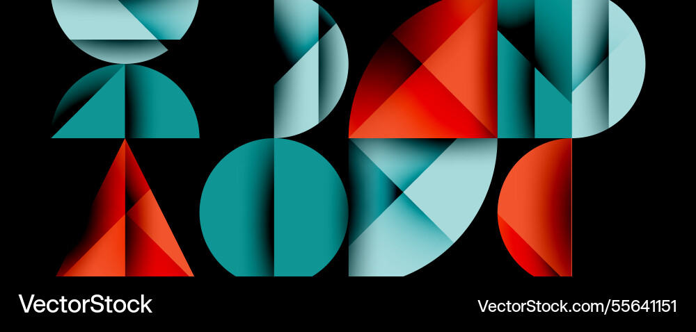 Abstract geometric pattern with intersecting Abstract geometric pattern with intersecting vector image