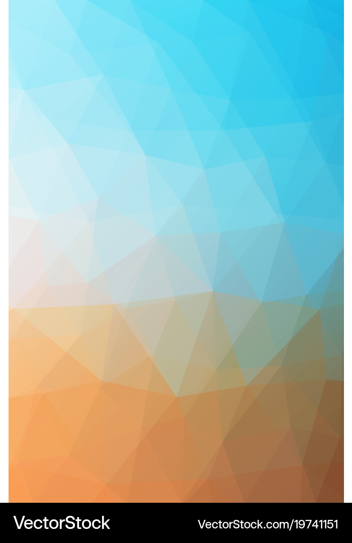 Abstract triangular mosaic background vector image