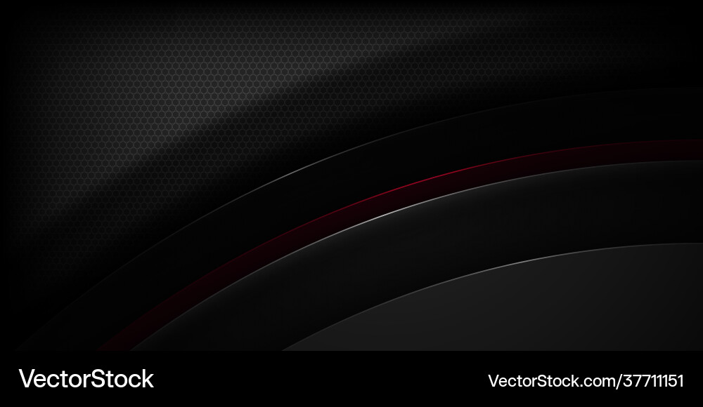 Black abstract background with overlapping Black abstract background with overlapping vector image