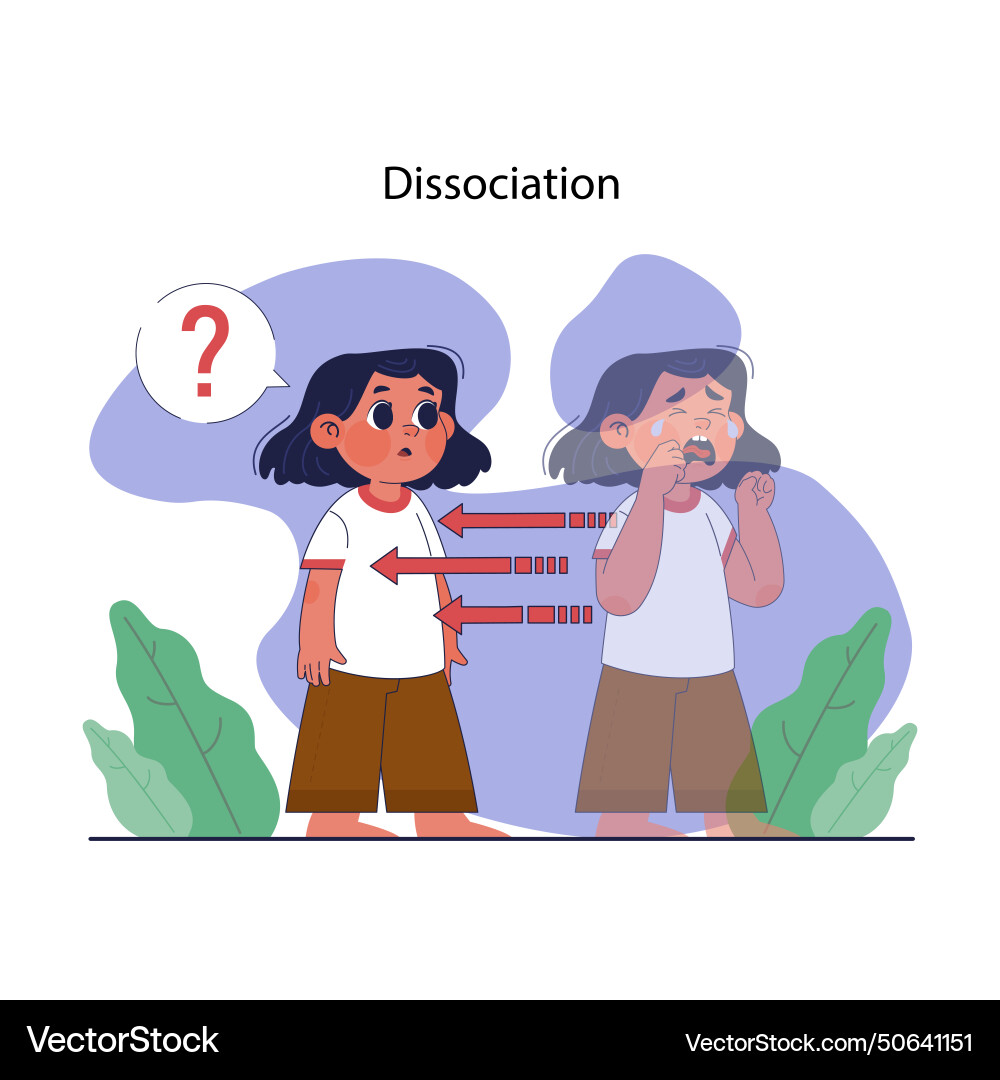 Childhood psychological trauma emotional impact Childhood psychological trauma emotional impact vector image
