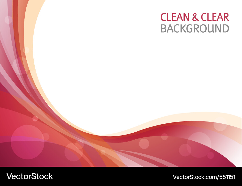 Dynamic Red Wave Background vector image