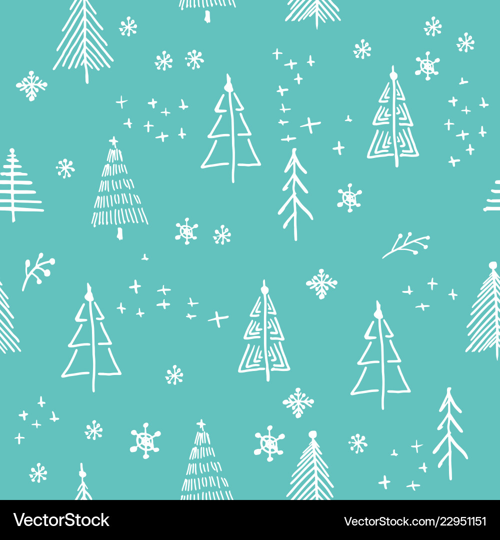 Frohe Weihnachten und Baummuster Frohe Weihnachten und Baummuster vektorbild