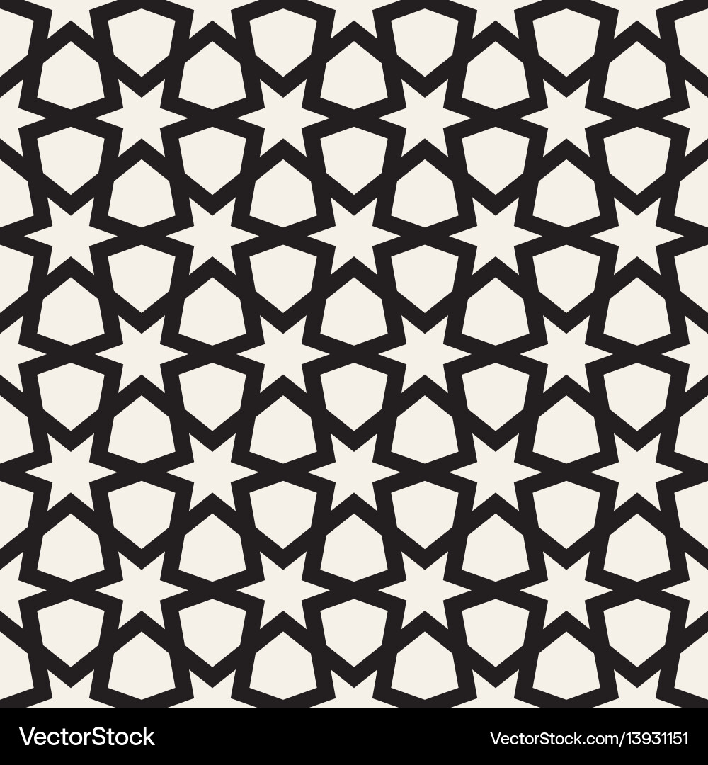 Geometric Lattice Pattern vector image
