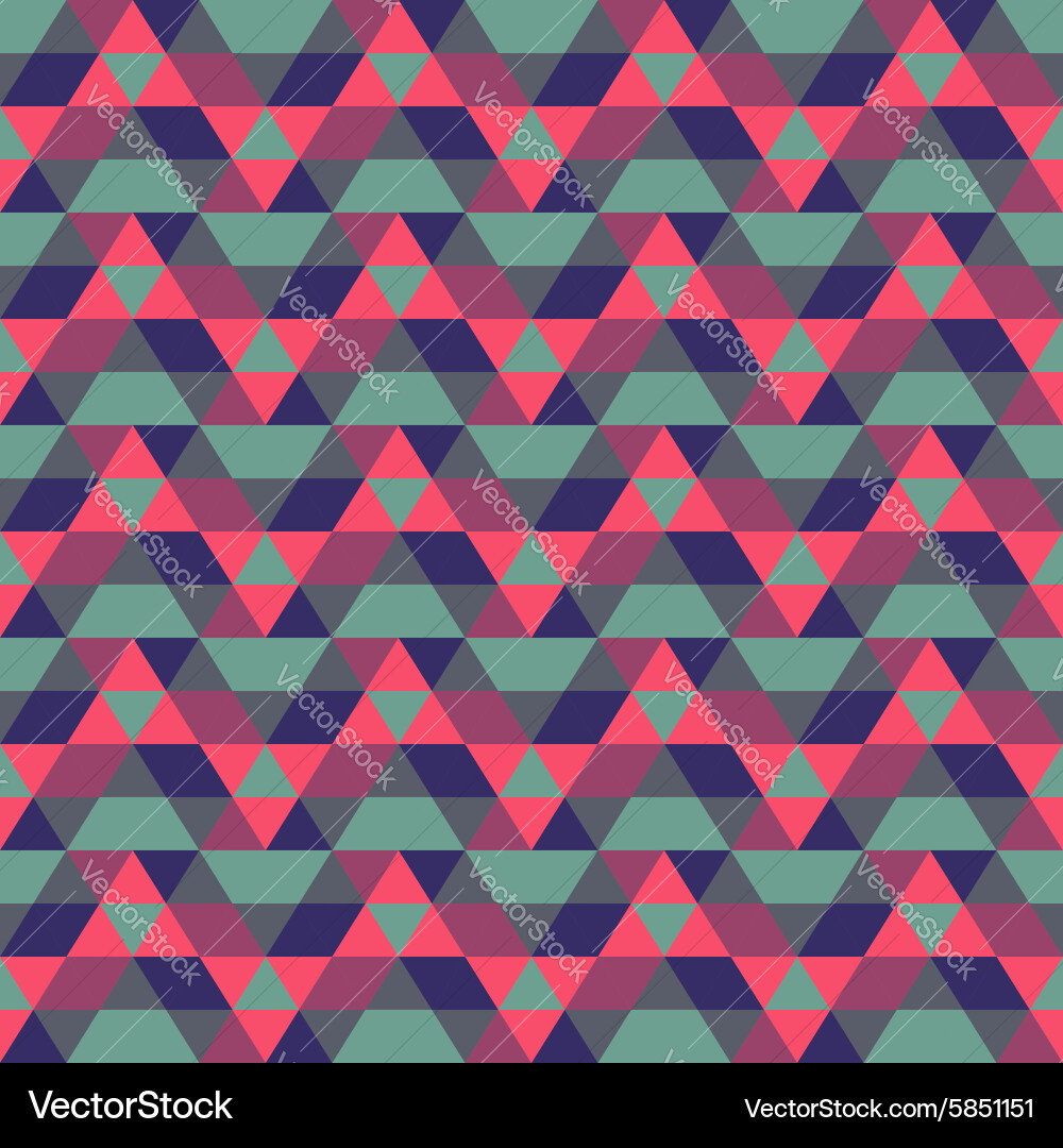 Geometric Triangle Pattern Background Vector Image