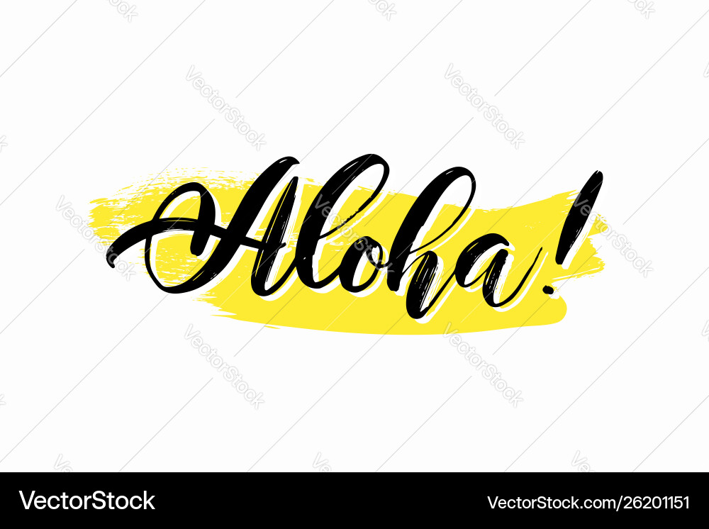Hand gezeichnet hawaiian Sommer Briefing tropische Hand gezeichnet hawaiian Sommer Briefing tropische vektorbild