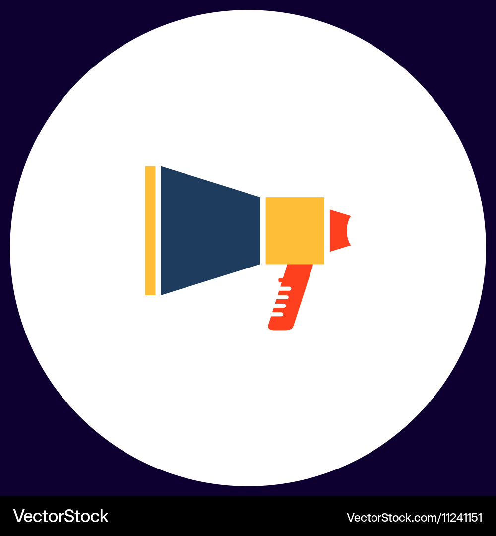Loudspeaker computer symbol Vector Image