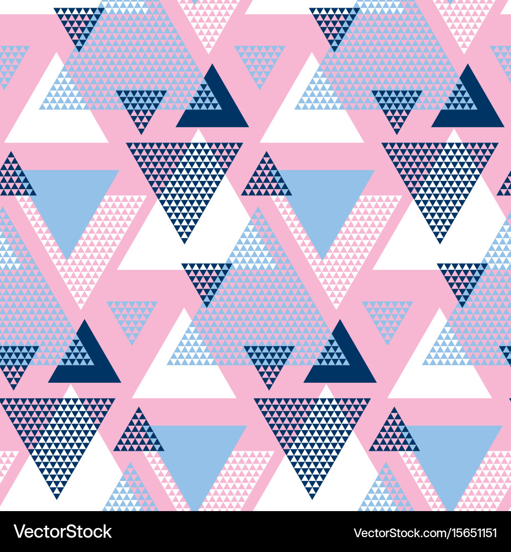 Striped Triangle Pattern Vector Image
