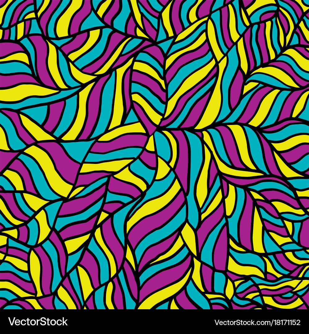Bright wave pattern seamless background Vector Image