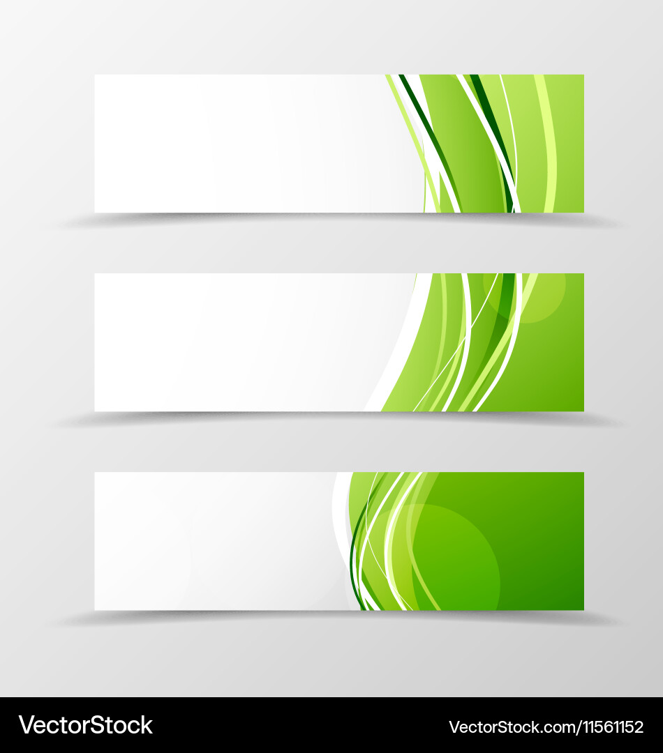 Dynamic Wave Header Banner vector image