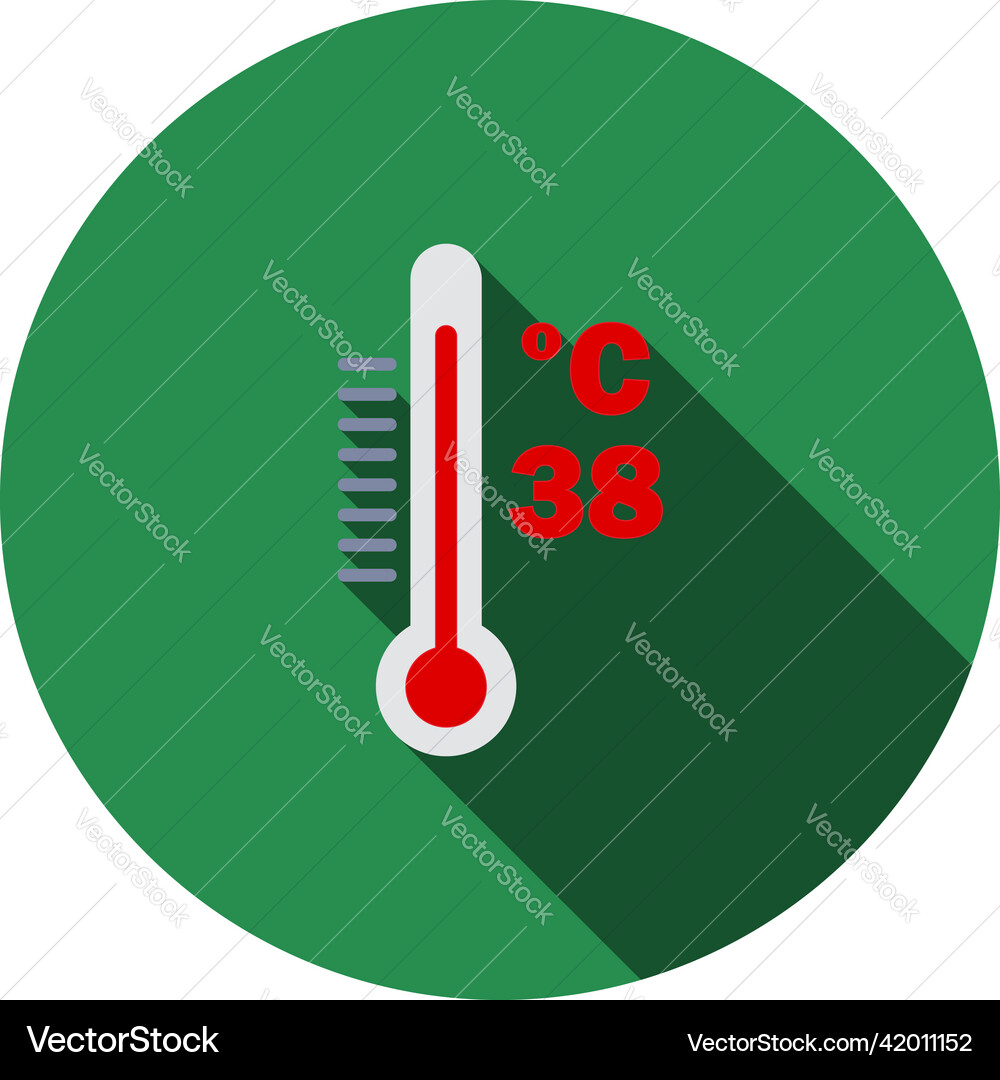 Hohe Temperatur Icon Hohe Temperatur Icon vektorbild