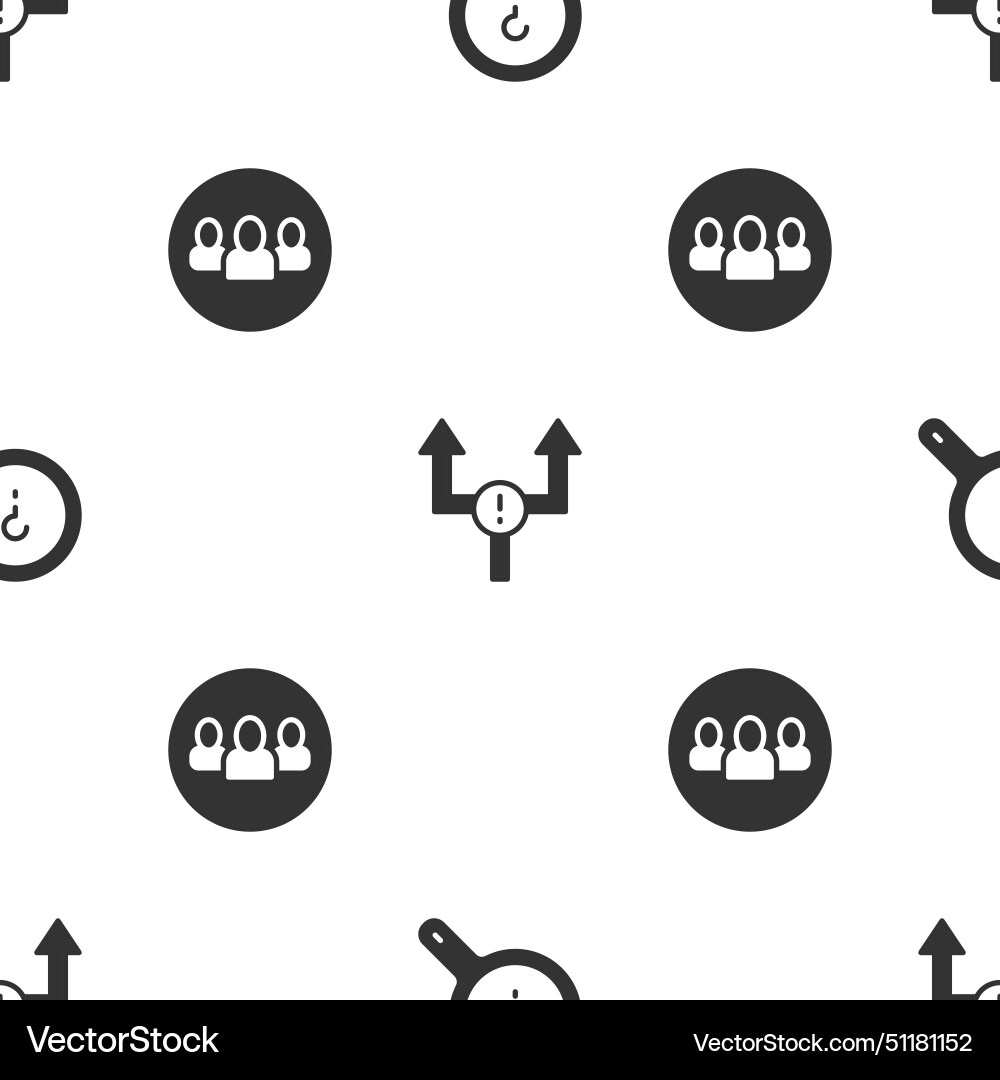 Set unknown search arrow and project team base Set unknown search arrow and project team base vector image