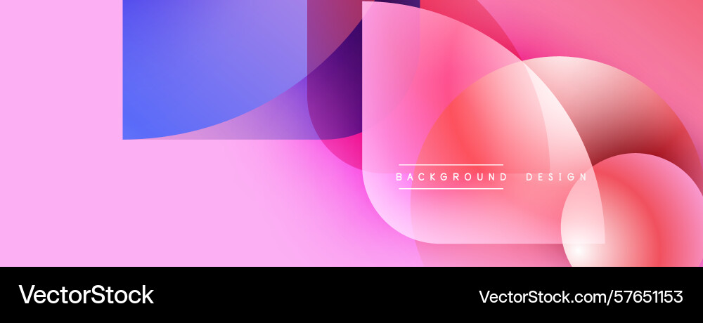 Abstract fluid shapes overlap creating vibrant Abstract fluid shapes overlap creating vibrant Vector Image