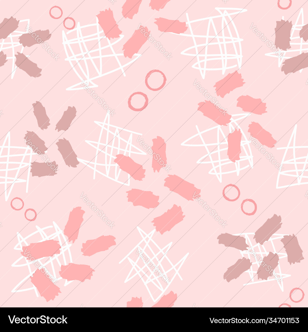 Abstract watercolour seamless pattern girly print Abstract watercolour seamless pattern girly print vector image