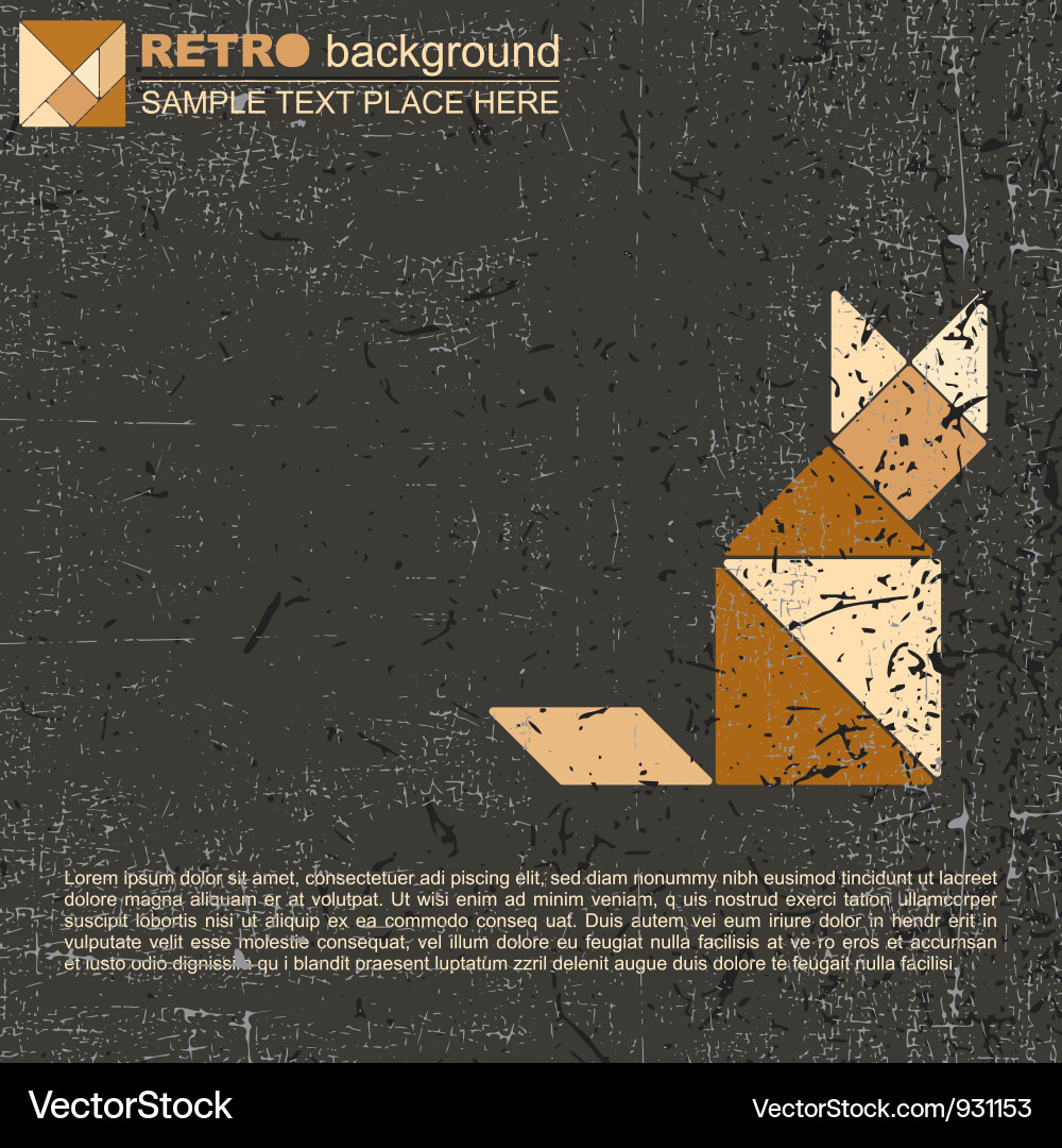 Geometric Grunge Vector Image