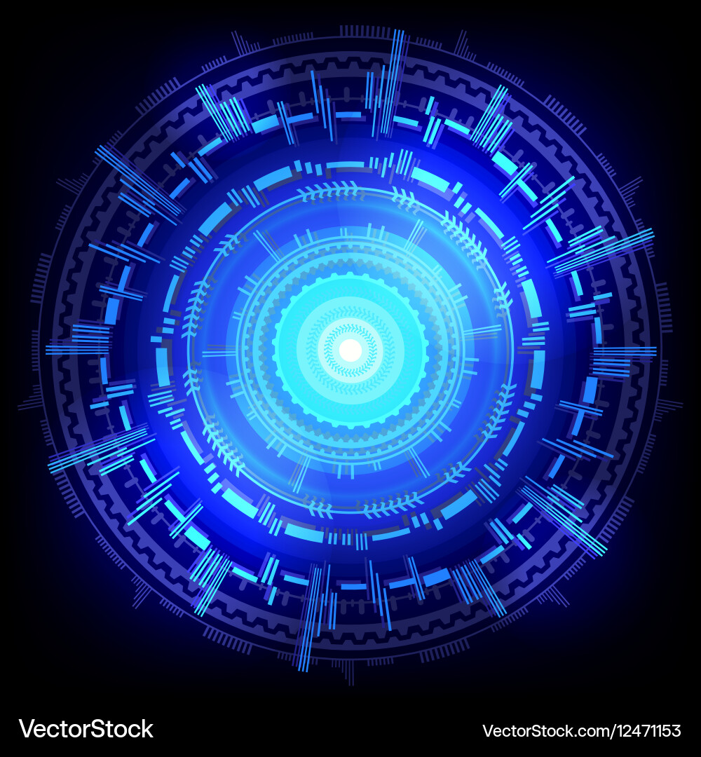 Sci fi futuristic user interface Vector Image