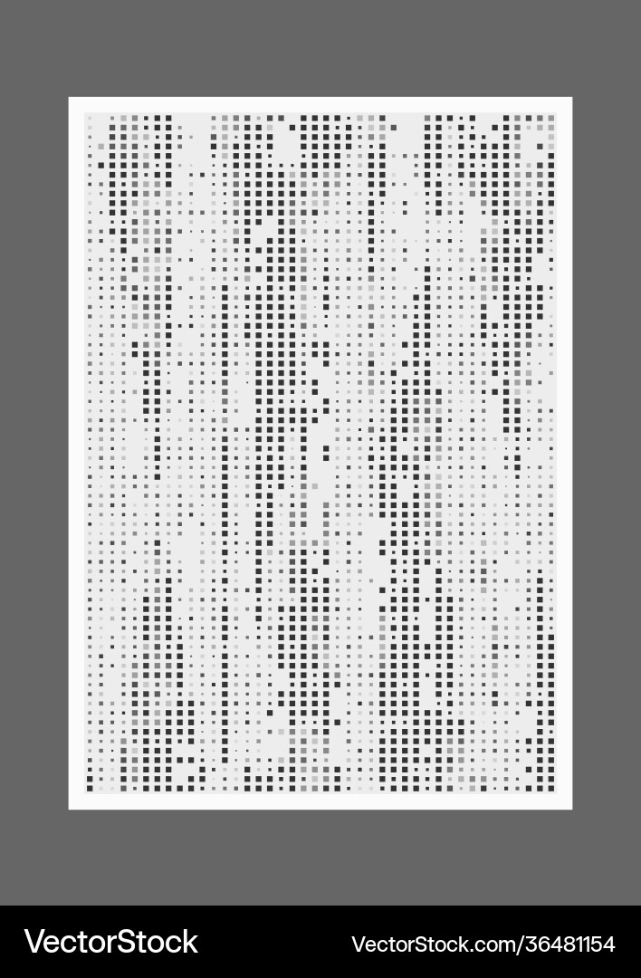 Digital Binary Flow vector image