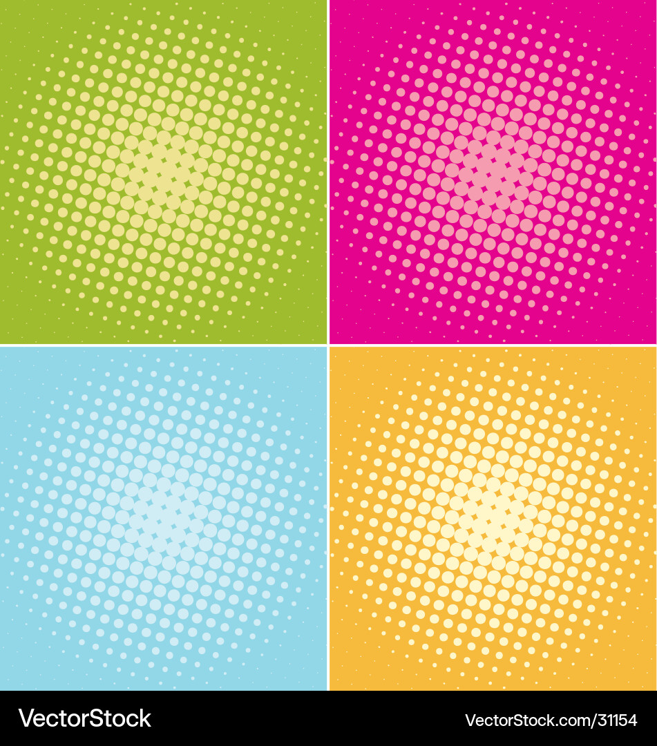 Halftone Pattern vector image