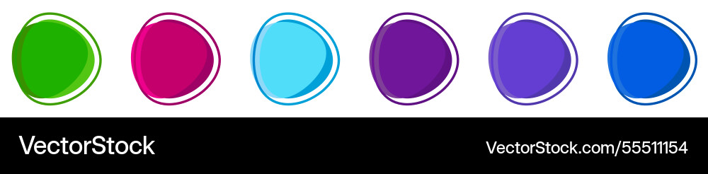 Set of abstract graphic design elements vector image