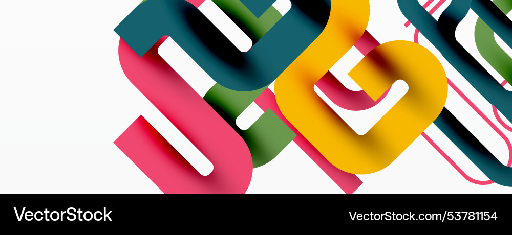 Wave lines minimal abstract background Vector Image