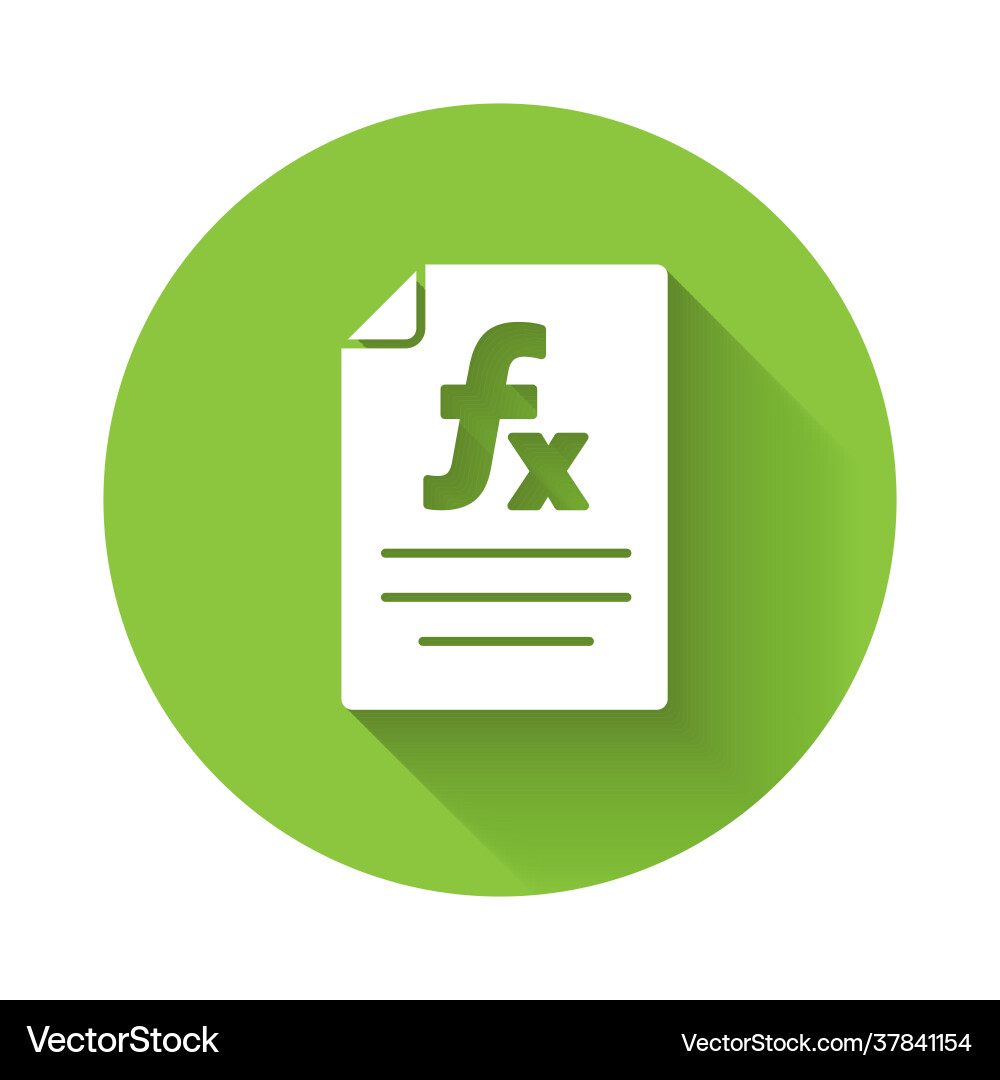 White function mathematical symbol icon isolated White function mathematical symbol icon isolated vector image