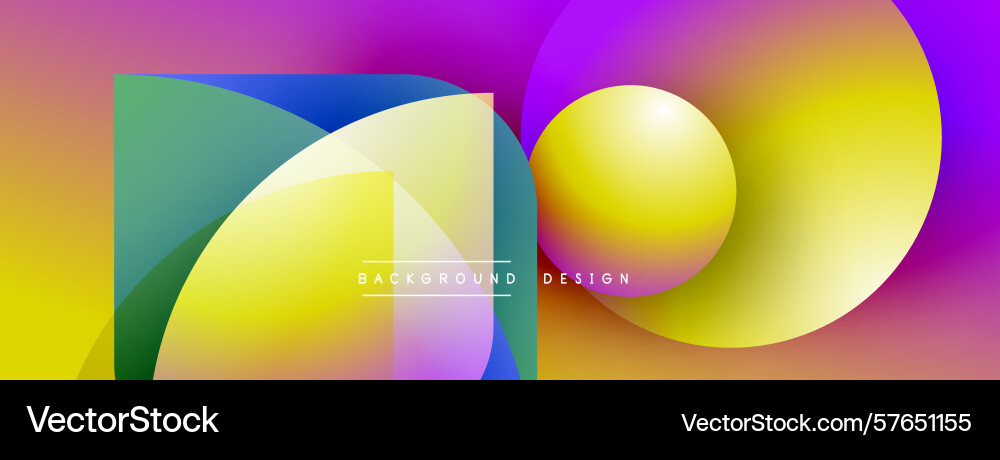 Abstract colorful background overlapping shapes Abstract colorful background overlapping shapes vector image