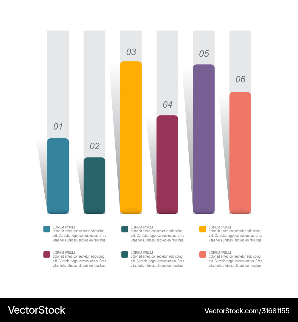 Bar chart graph diagram statistical business Bar chart graph diagram statistical business vector image