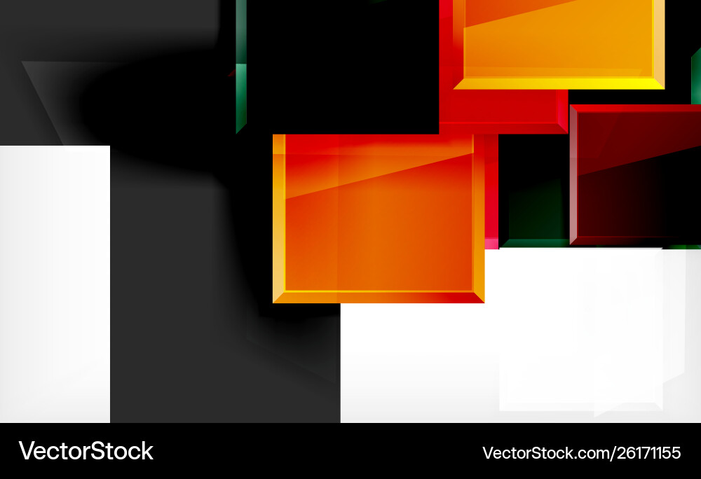 Colorful square and rectangle blocks background Colorful square and rectangle blocks background Vector Image