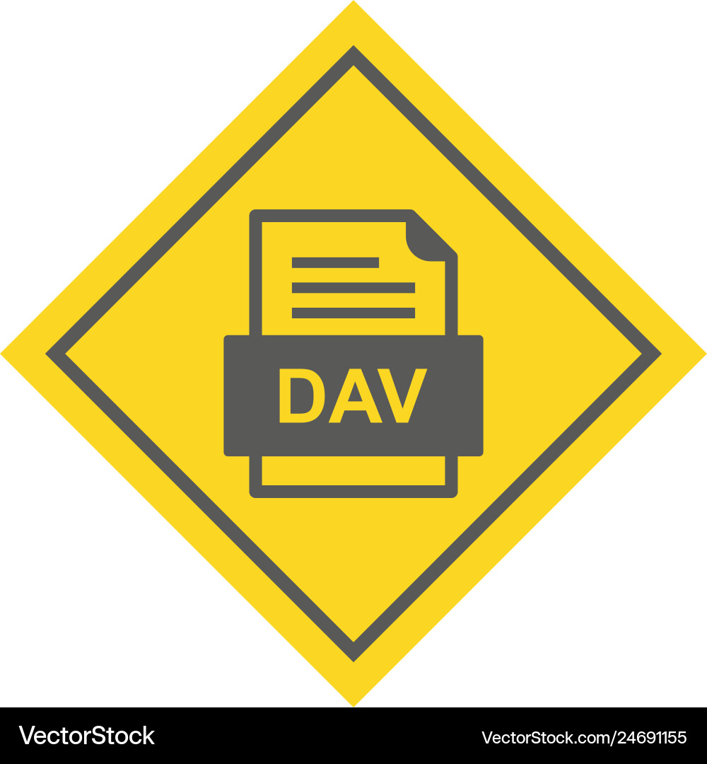 Dev file document icon vector image