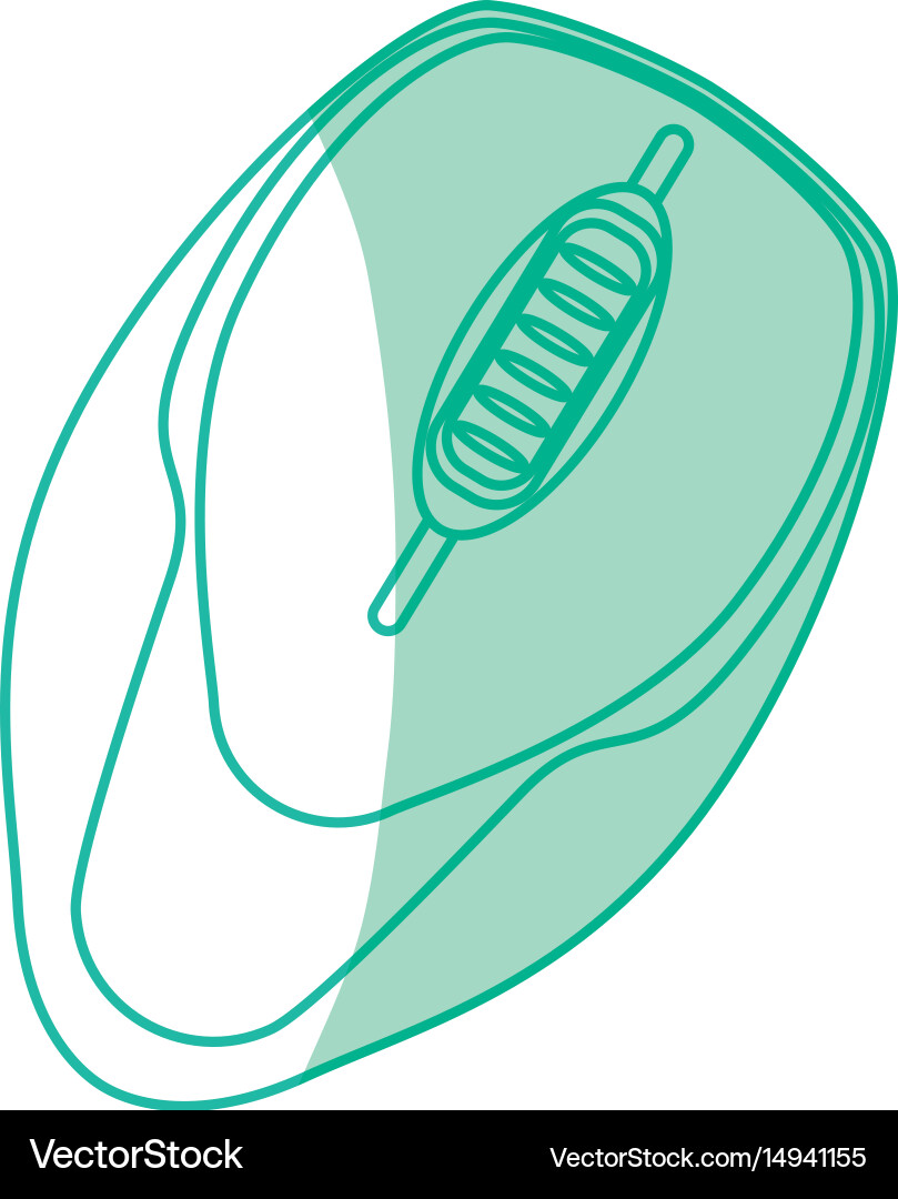 Mouse computer device vector image