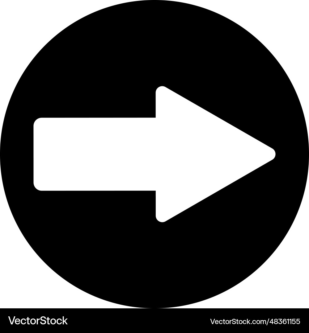 Next arrow icon button in trendy style Next arrow icon button in trendy style vector image