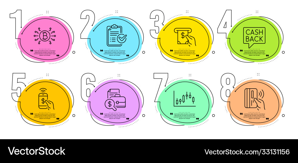 Candlestick graph accounting report and bitcoin Candlestick graph accounting report and bitcoin Vector Image