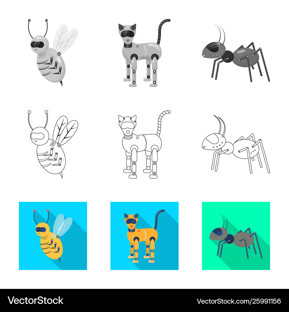 Toy and science symbol set Vector Image