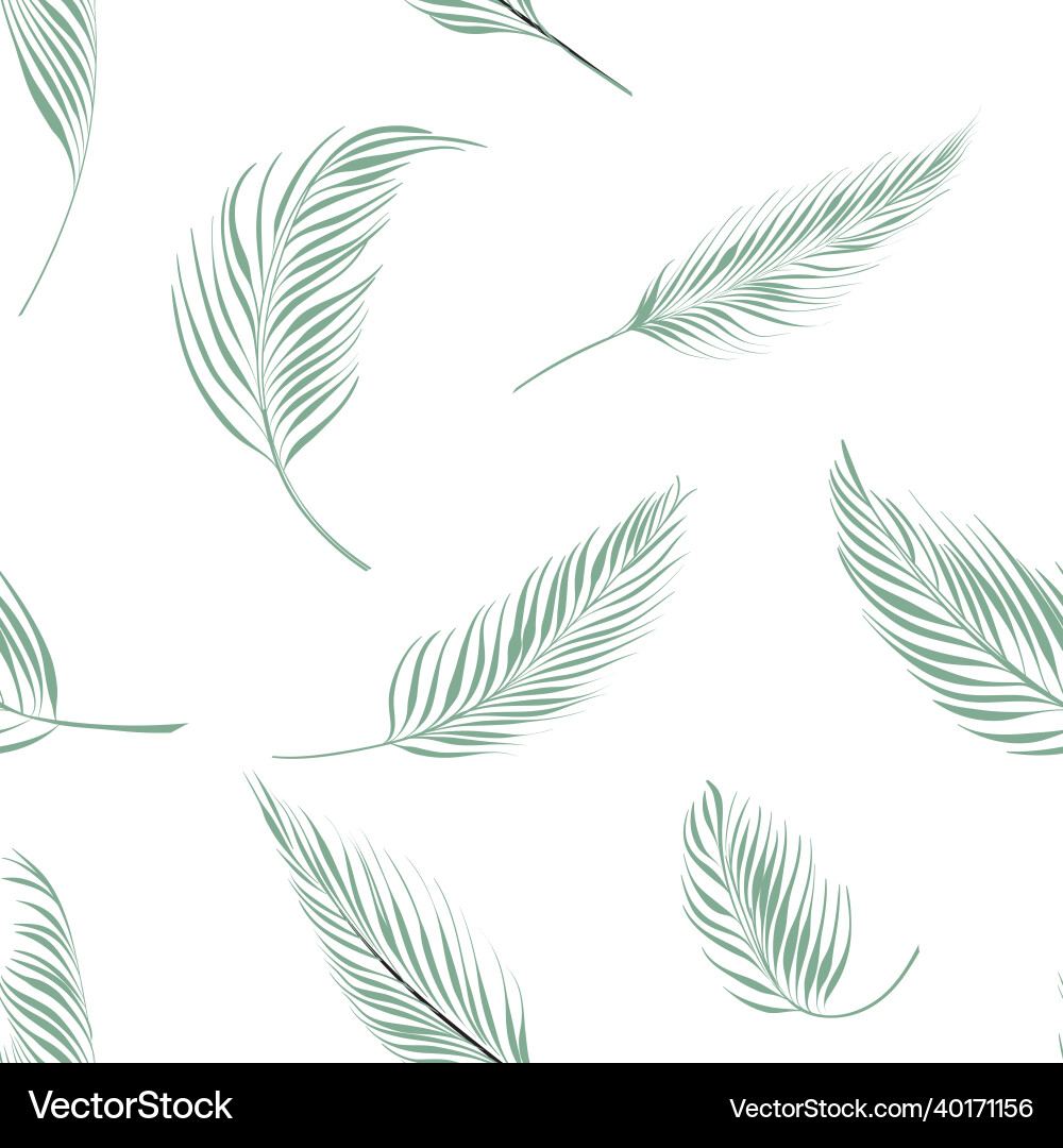 Tropical seamless pattern on white background Tropical seamless pattern on white background Vector Image
